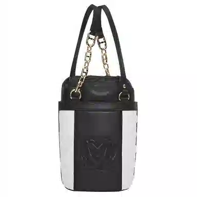 Love Moschino Logo Drawstring Bag Ivory