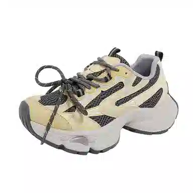 TELENT Mesh Low-Top Thick Sole Sneakers