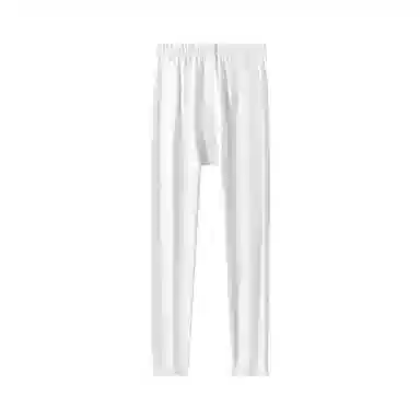 贴身领域 单条青少年纯棉秋裤男士春秋季初高中学生单件全棉毛线裤防寒打底裤抗寒贴身舒适柔软简约保暖裤 男款