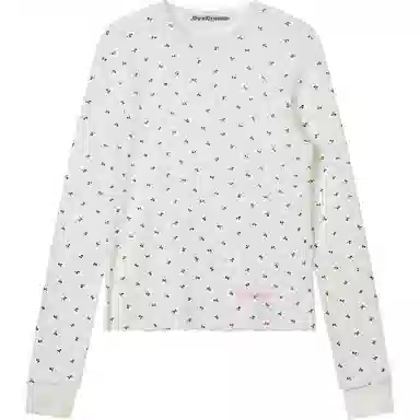 RestRecreation LOGO PATTERN WAFFLE TOP FW25T