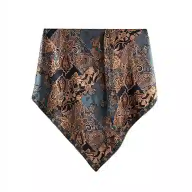 上海故事 香云纱真丝大方巾披肩 桑蚕丝 丝巾 女款