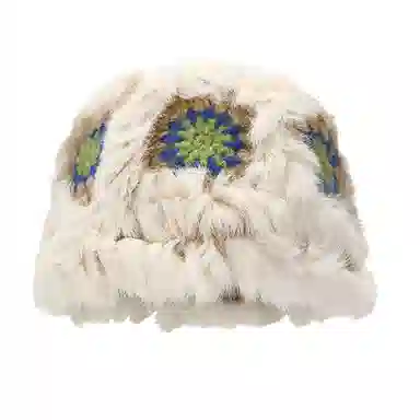 YALMY Lucky Rabbit Fur Bucket Hat