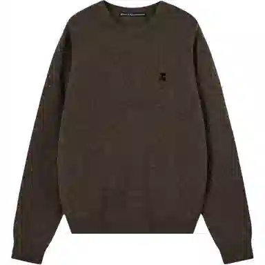 RestRecreation FW25 LOGO CREW NECK SWEATER
