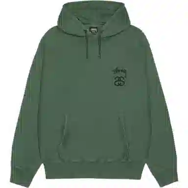 Stussy FW25 STOCK LINK HOODIE PIGMENT DYED logo