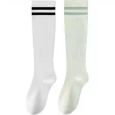 妮轻 网眼健身跳绳高筒袜 女款