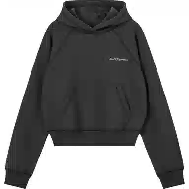 RestRecreation FW25 ZIG ZAG STITCH CROPPED HOOD