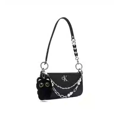 Calvin Klein Dark Night Butterfly Lock Shoulder Bag