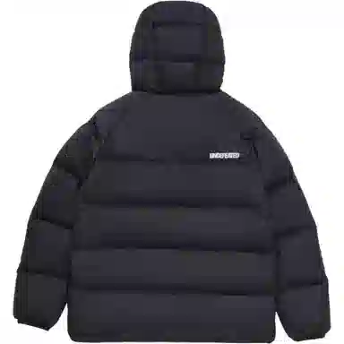 UNDEFEATED FW25 Striped Logo Zipper Down Jacket