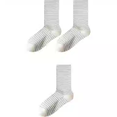 妮轻 纯棉春秋春夏中筒袜 女款