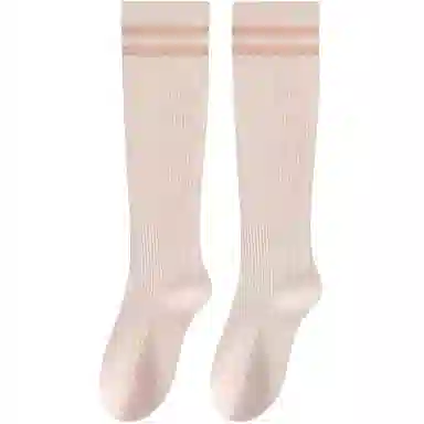 妮轻 网眼健身跳绳高筒袜 女款