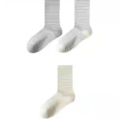 妮轻 纯棉春秋春夏中筒袜 女款