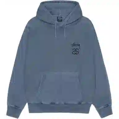 Stussy FW25 STOCK LINK HOODIE PIGMENT DYED logo