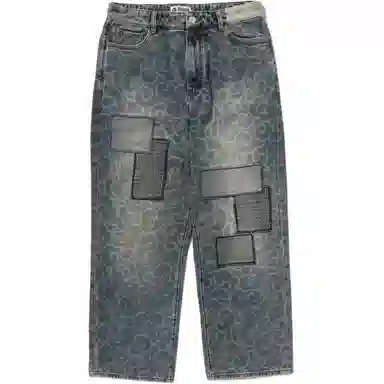 A BATHING APE FW25 Cloud Camo Denim Pants