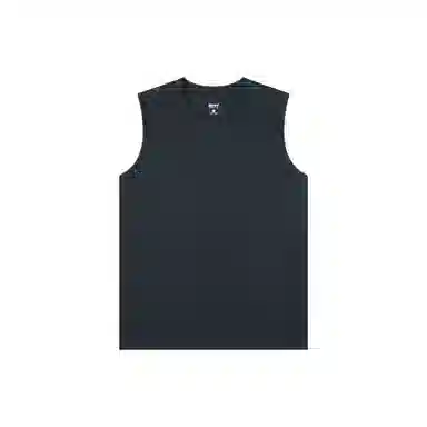 Cotton Aesthetic Wide Shoulder Sleeveless T-Shirt