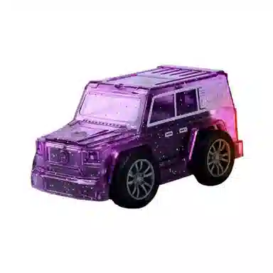 欧洛伊 炫酷火光喷火特效惯性汽车 仿真益智耐摔火石惯性车 滑行玩具