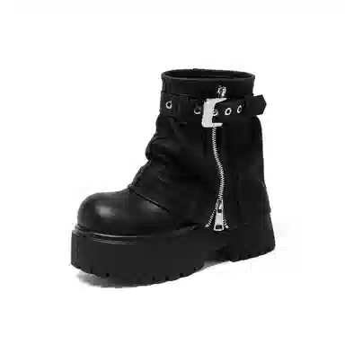 PU Chelsea Platform Boots