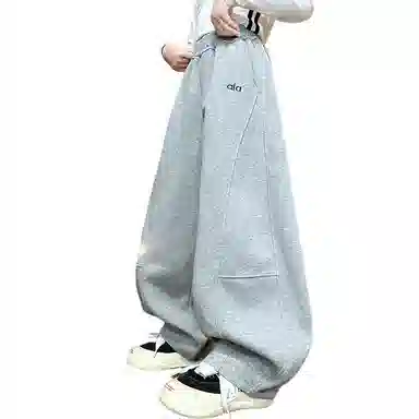 秋季 潮童时尚纯色休闲裤运动裤