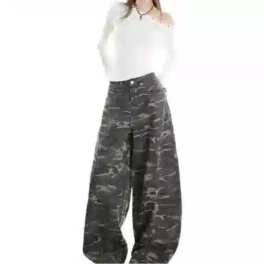 如续 舒适简约通勤牛仔裤 女款