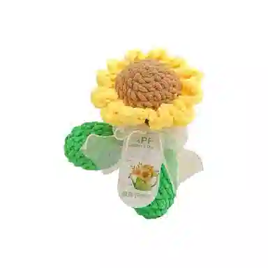 欧洛伊 创意编织针织花向日葵郁金香 其他手工制作