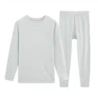 贴身领域 圆领舒适长袖长裤保暖套装 女款