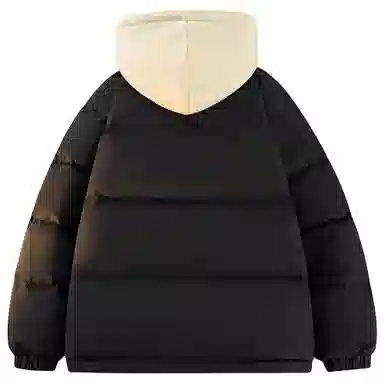 PRESSURE Basic Retro Hooded Puffer Jacket