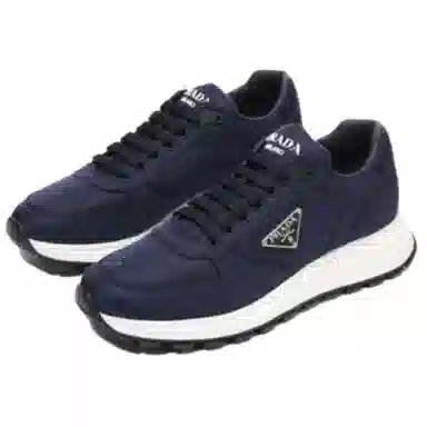 Prada Re-Nylon Low Sneakers Blue