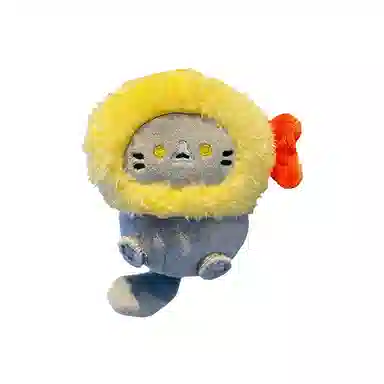 心水好物 可爱猫小食挂饰精致配饰包包 聚酯纤维 挂件 男女同款情侣款