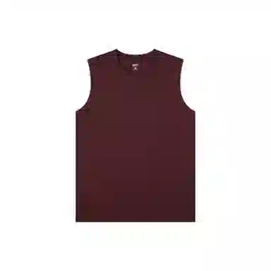 Cotton Aesthetic Wide Shoulder Sleeveless T-Shirt