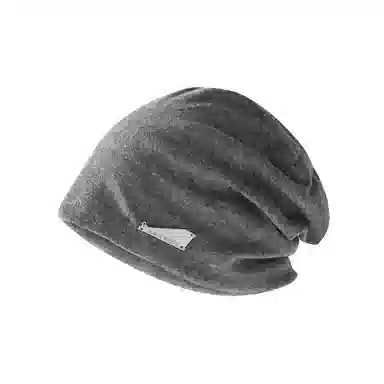 祎步康 美式慵懒风黑色时尚套头大头围 聚酯纤维 帽子 男女同款情侣款