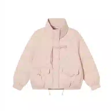 鸭鸭 时尚百搭可爱少女学生日常通勤宽松立领柔软舒适保暖轻盈羽绒服 女款