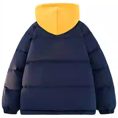 PRESSURE Basic Retro Hooded Puffer Jacket