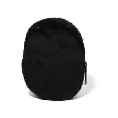 A BATHING APE Plush Ape Crossbody Bag Black