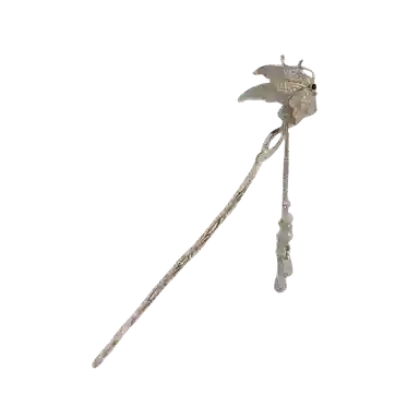 聆听花开 新中式蝴蝶 步摇简约流苏高级感轻奢复古旗袍国风#好运 合金 发簪 男女同款情侣款