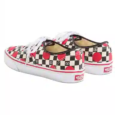 Valentino x Vans Vlogo Low Canvas Sneakers Red