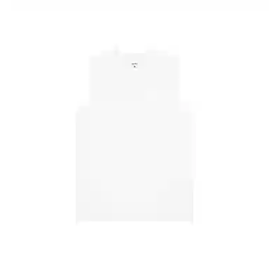 Cotton Aesthetic Wide Shoulder Sleeveless T-Shirt