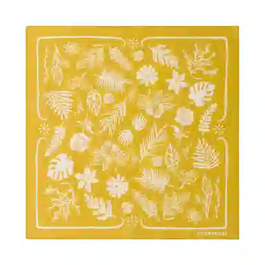 滚烫时光 森林繁花 棉 头巾 男女同款情侣款