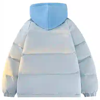 PRESSURE Basic Retro Hooded Puffer Jacket