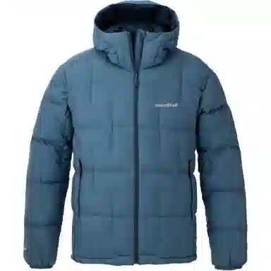 MONTBELL Letter Print Hoodie Down Jacket