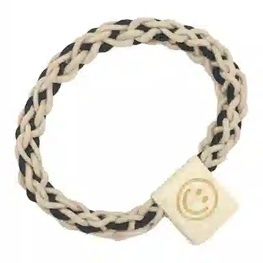 简应舒 简约耐用笑脸 橡筋 发圈 男女同款情侣款