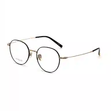 小罗弟 超轻小框 钛 圆形 光学镜架 男款