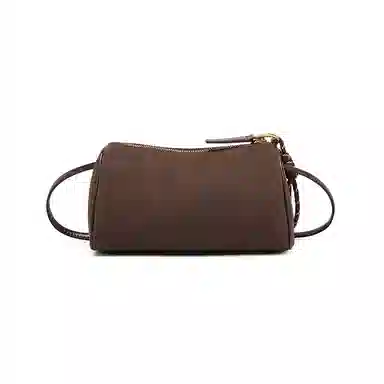 红蜻蜓 简约设计复古通勤 合成革 单肩包 常规 女款 咖啡色