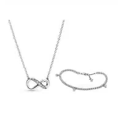 Pandora 925 Silver Bracelet Set