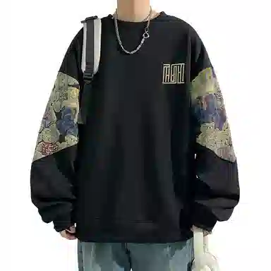 Zuoan Panda Print Sweatshirt