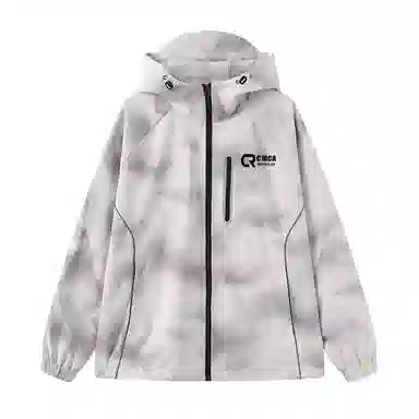 C1RCA Mountain Outdoor Tie-Dye Windbreaker Jacket