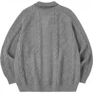 PSO Brand V-Neck Cardigan