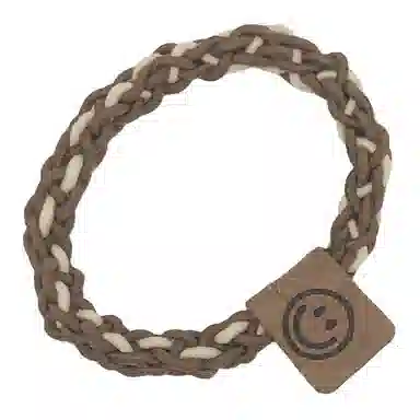 简应舒 简约耐用笑脸 橡筋 发圈 男女同款情侣款