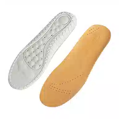 迈高乐 头层羊皮舒适运动减震透气吸汗不臭脚柔韧支撑缓震不累脚 乳胶 鞋垫 男女同款情侣款