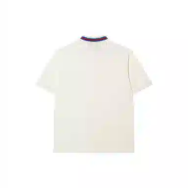 GUCCI Decorated Square Gg Pearl Cotton Polo Shirt T