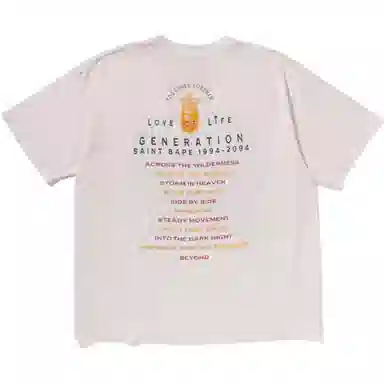 SAINT Mxxxxxx BAPE FW25 Mask Print Tee