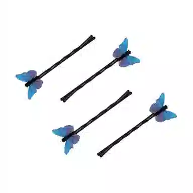 蒙妮 超仙蝴蝶甜美氛围感#好运 合金/布艺 发夹 女款